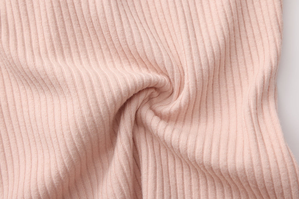 Pink Square-neck Trimmed Top