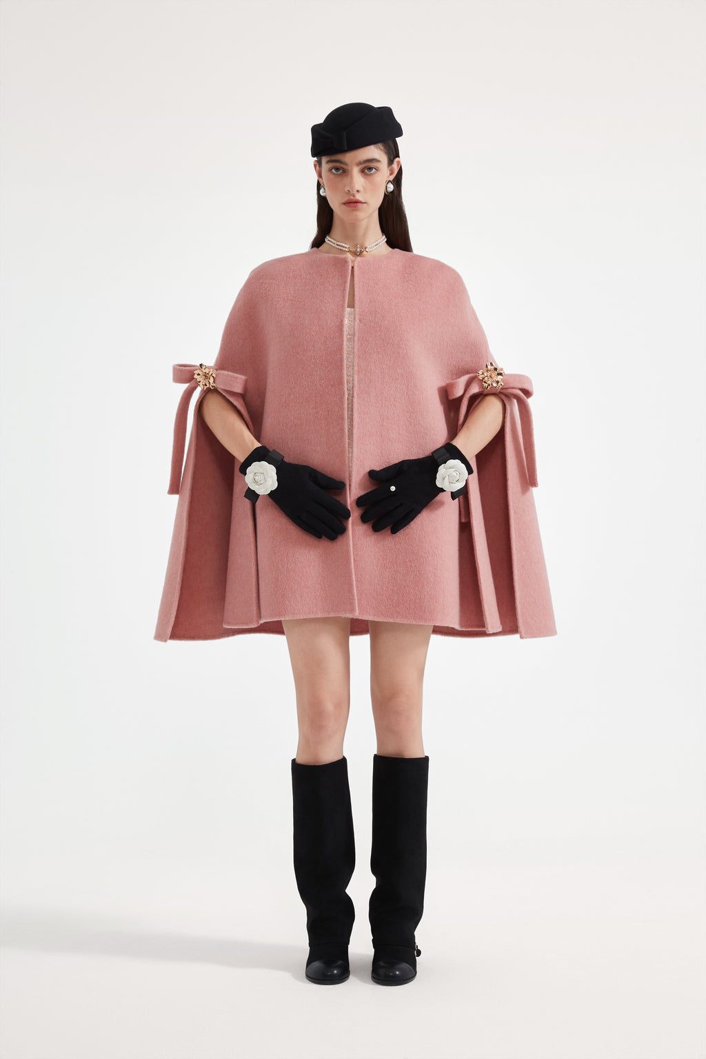 Pink Bow Cape