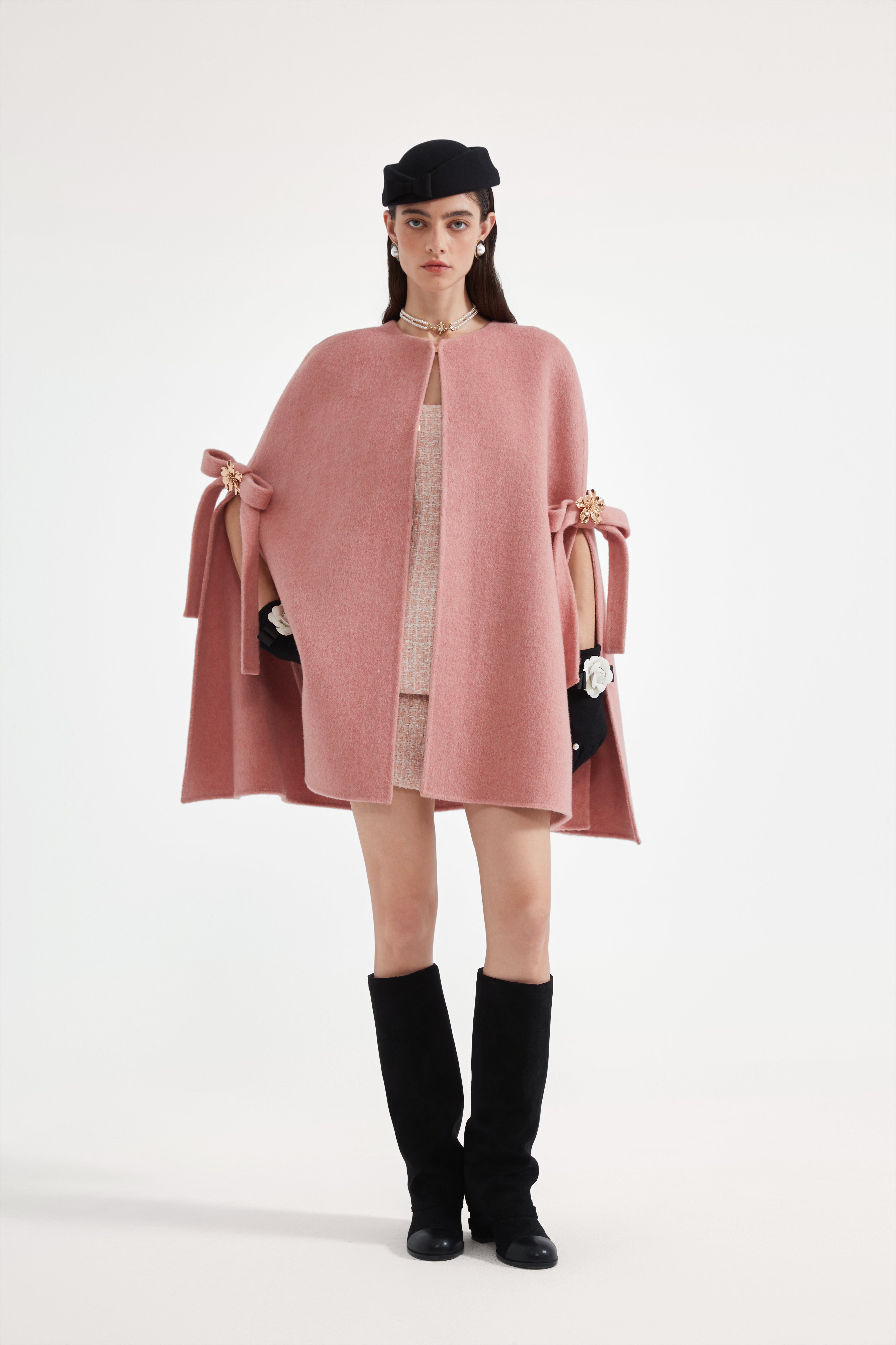Pink Bow Cape