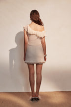 White Tweed Skirt