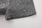 Gray Looped Woolen Shorts