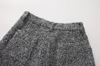 Gray Looped Woolen Shorts