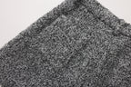 Gray Looped Woolen Shorts