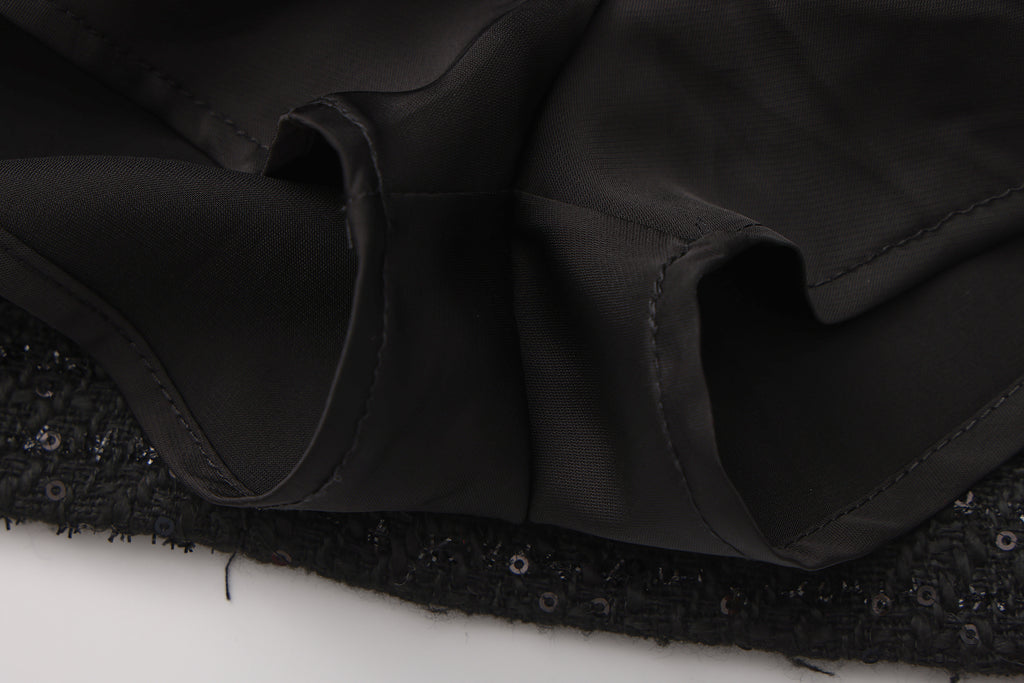 Black Woven Halter Top & Dress