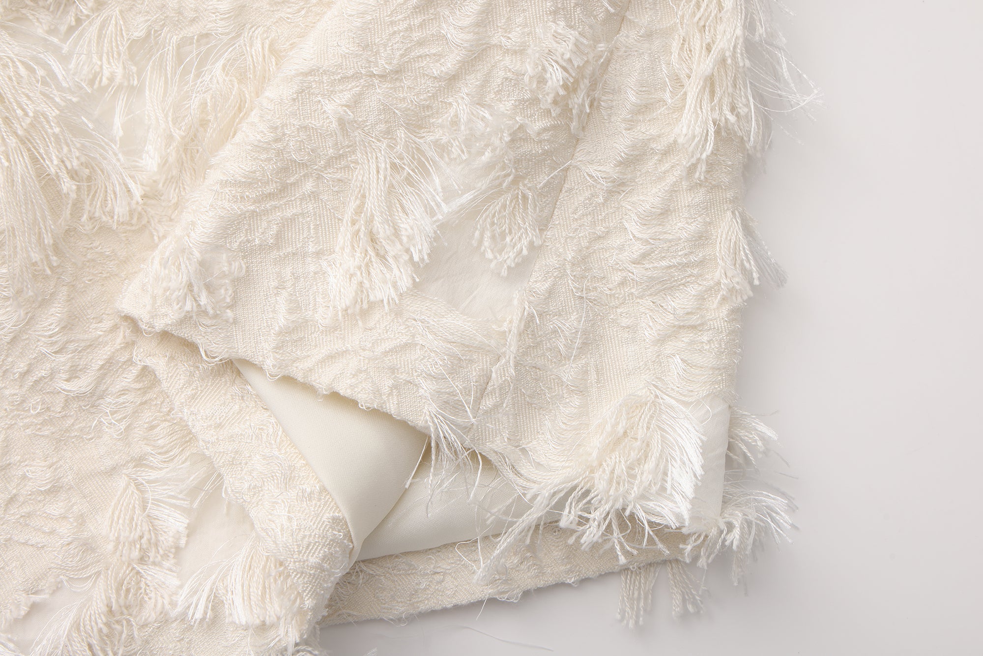 Beige Lace Fitted Waist Dress