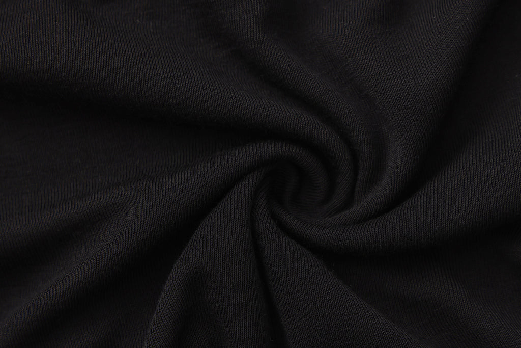 Black Off-The-Shoulder Pleated Bow Ribbon Blouse