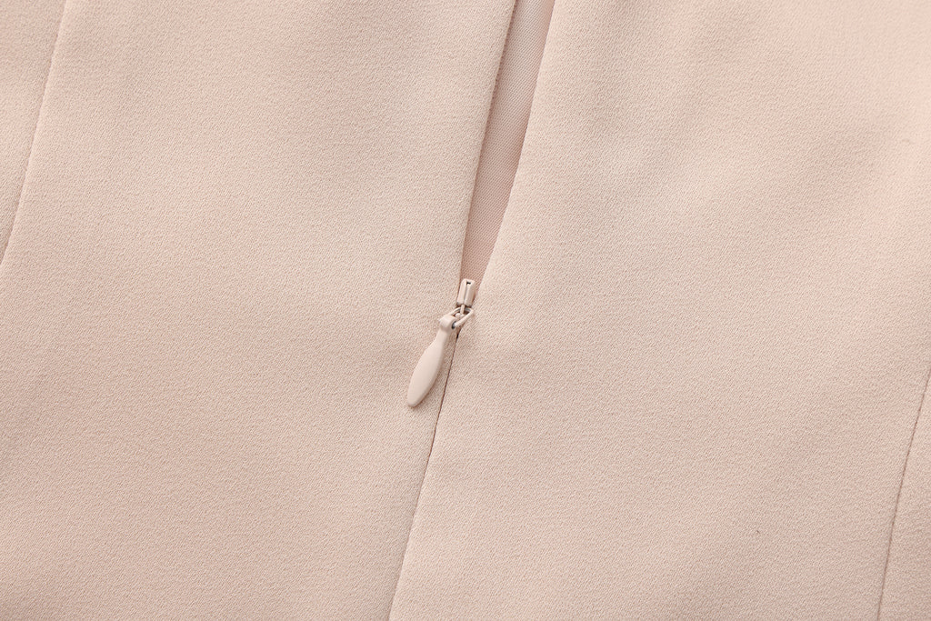 Pink Halter Ruched Dress