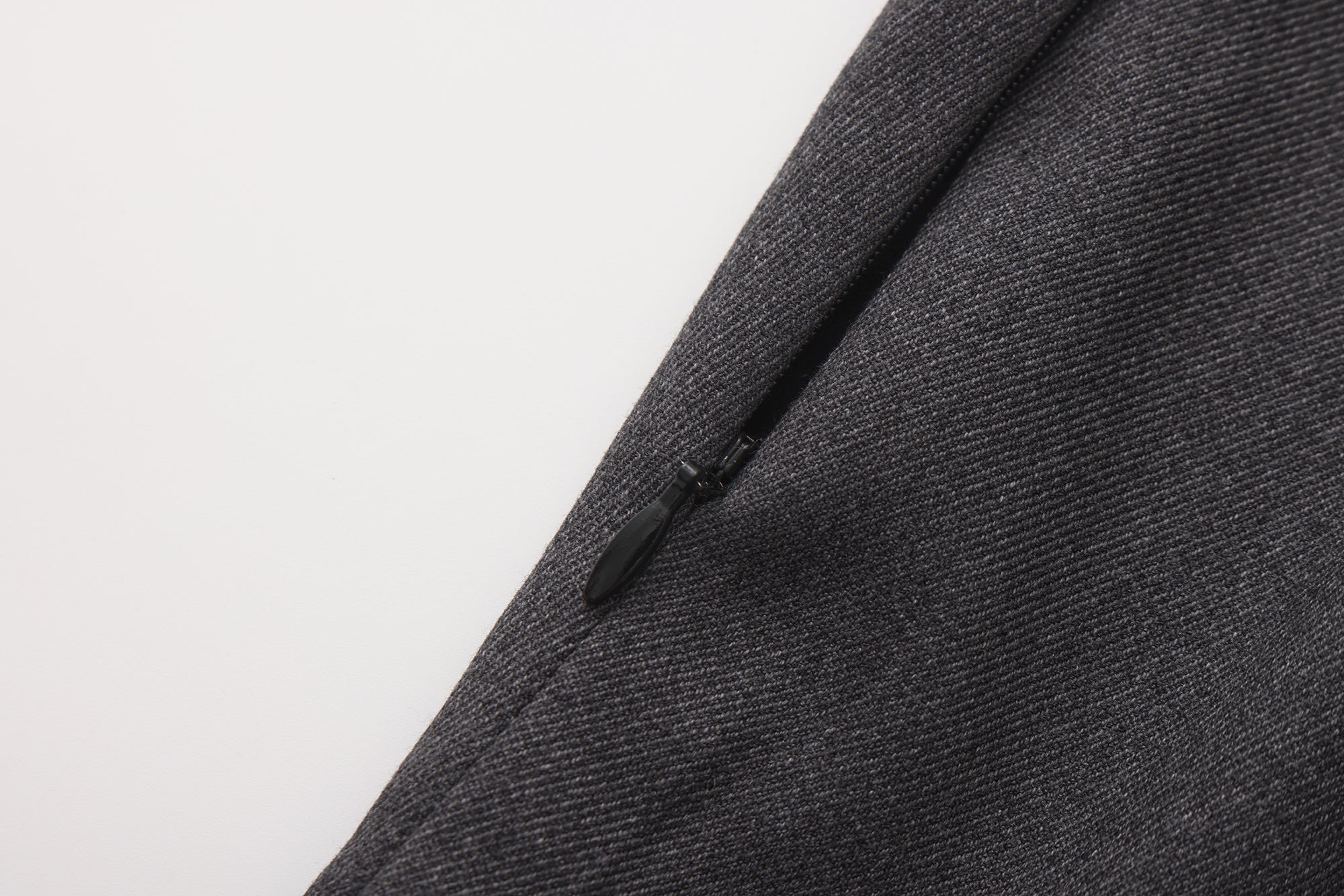 Gray Collar-Patchwork Dress