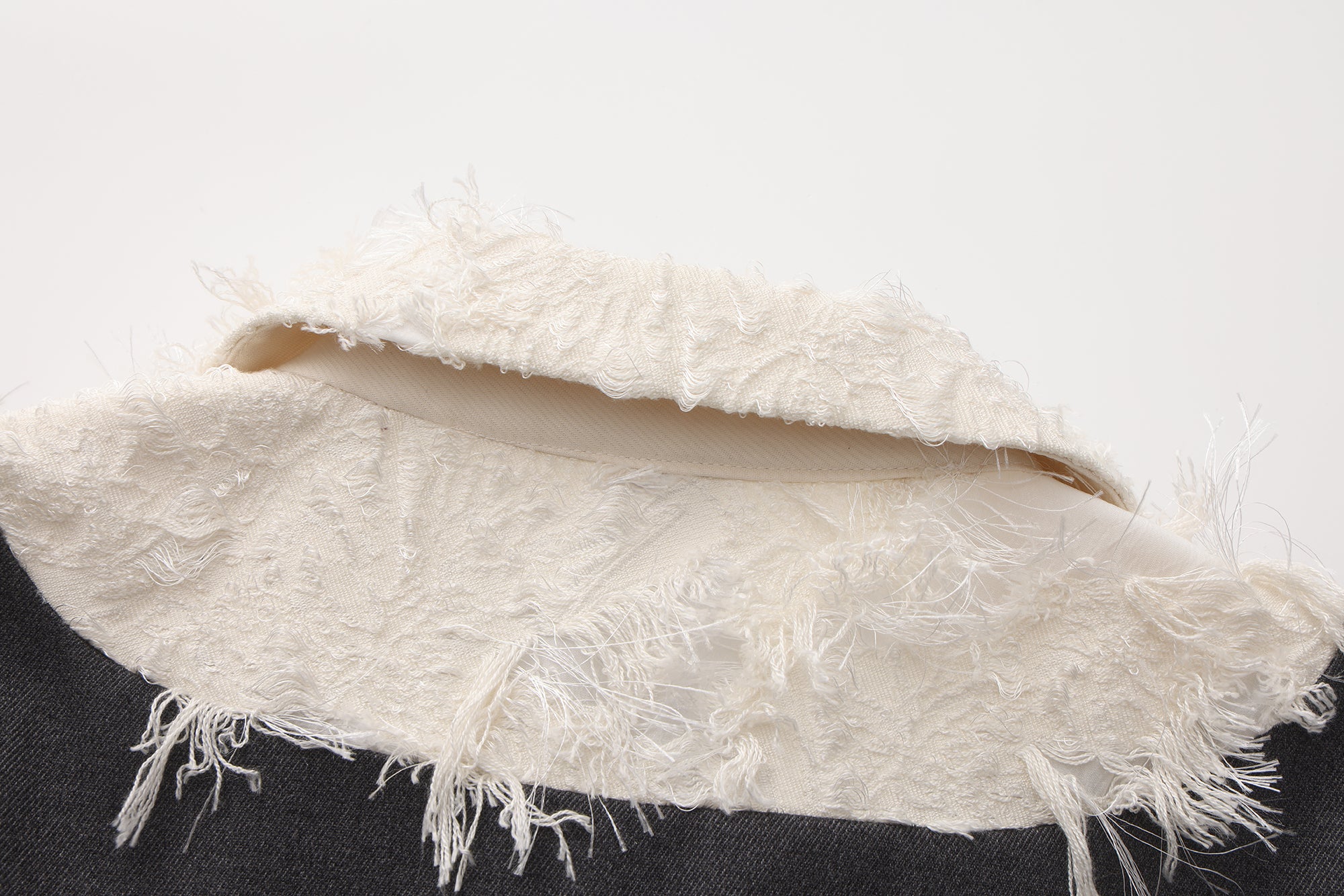 Gray Collar-Patchwork Dress