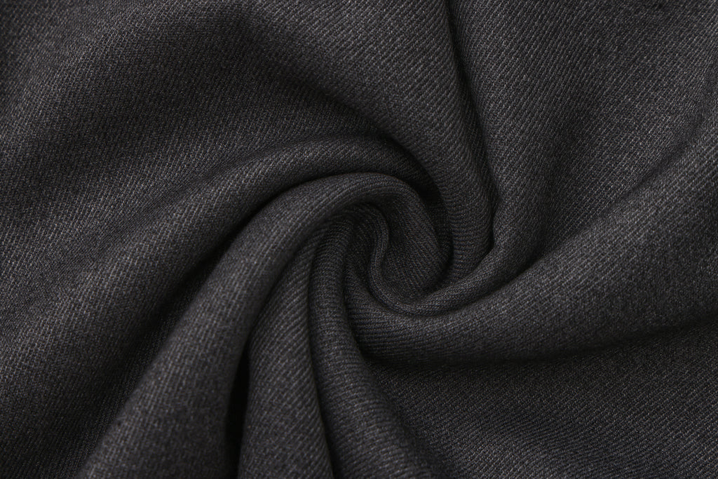 Gray Collar-Patchwork Dress