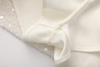White Tweed Pencil Skirt