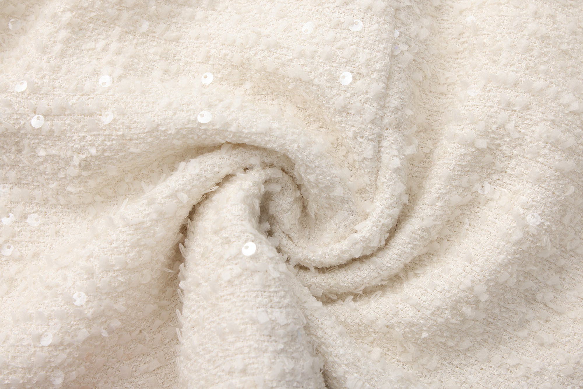 White Tweed Pencil Skirt