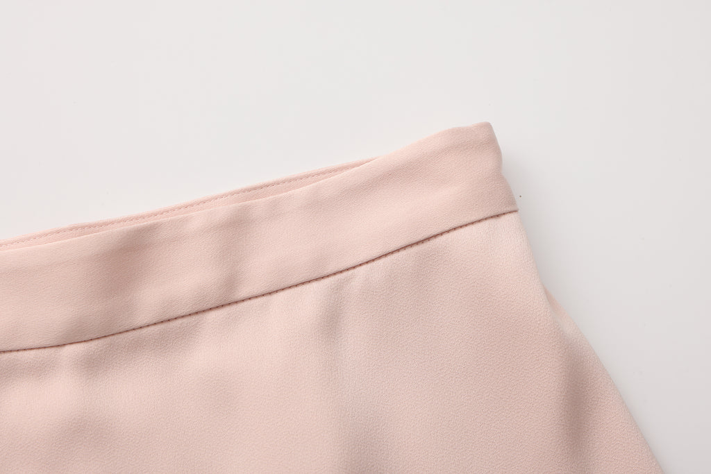 Pink Beaded Pencil Skirt