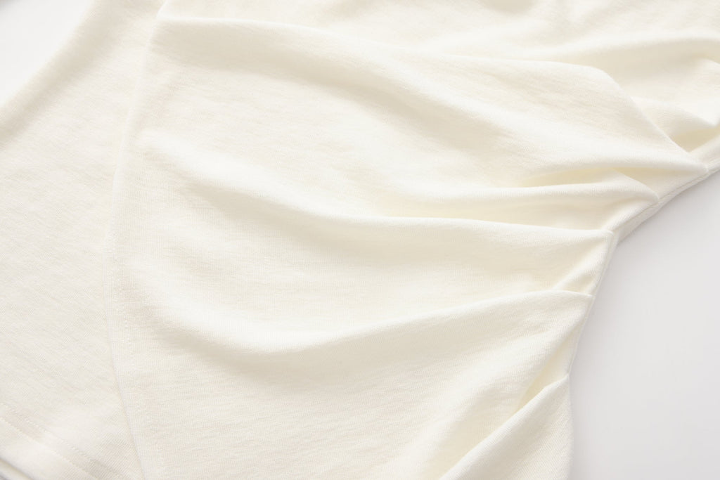 Off-White One-Shoulder Iris Floral Knit Top