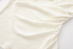 Off-White One-Shoulder Iris Floral Knit Top