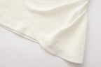 Off-White One-Shoulder Iris Floral Knit Top