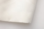 White Stand Collar Double-Breasted Chain Trench Coat