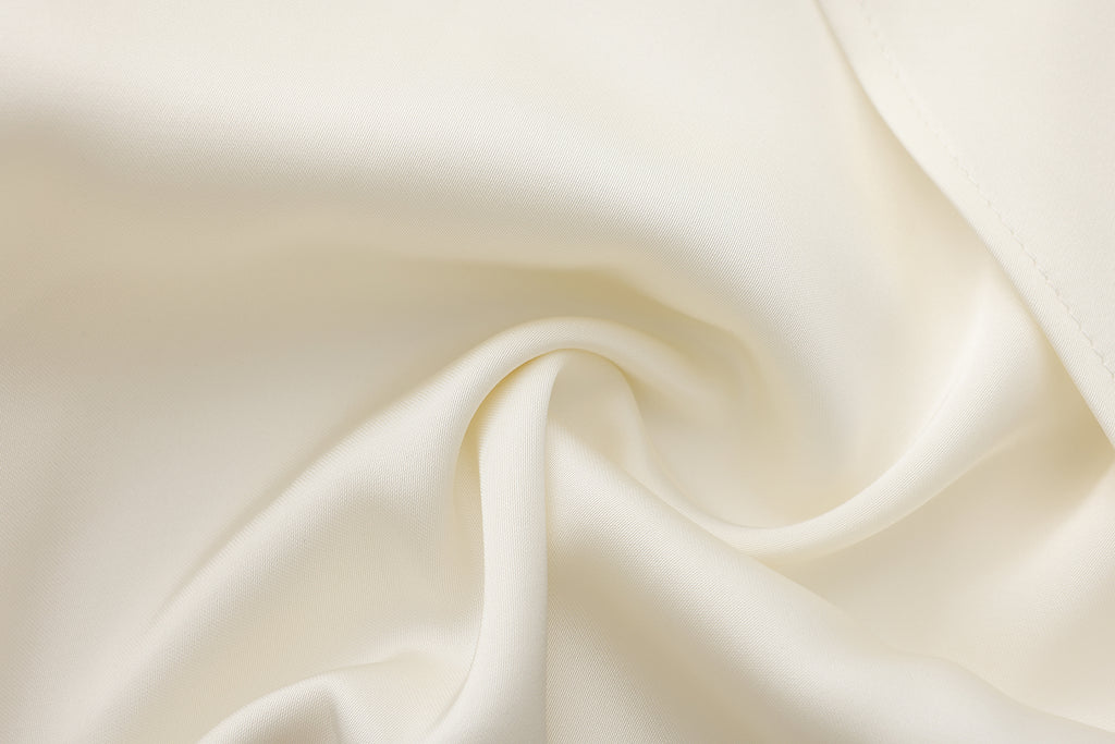 WHITE SANTINE LACE DRESS