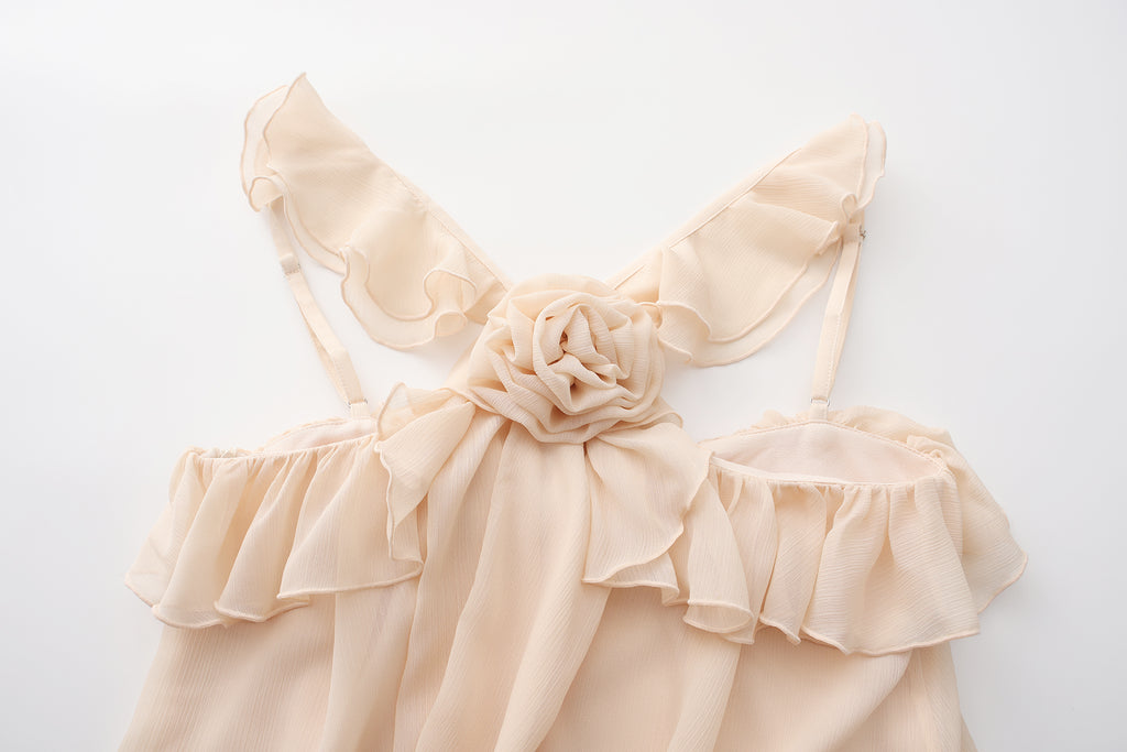 Yellow Chiffon Slip Dress