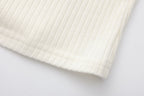 White Spliced Furry Collar Gold Button Cardigan