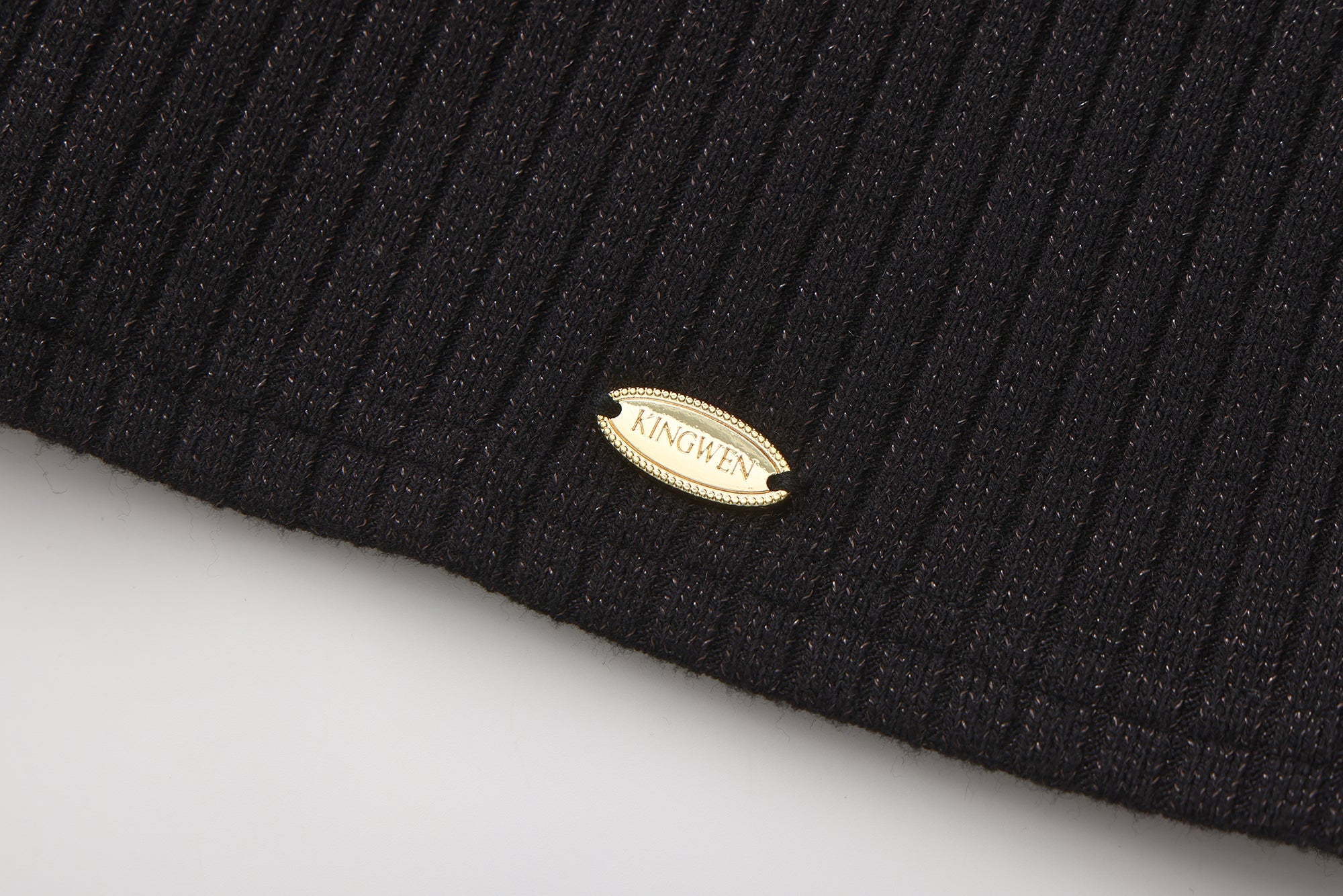 Black Silver Thread U-Neck Lace Trim Knit Cardigan