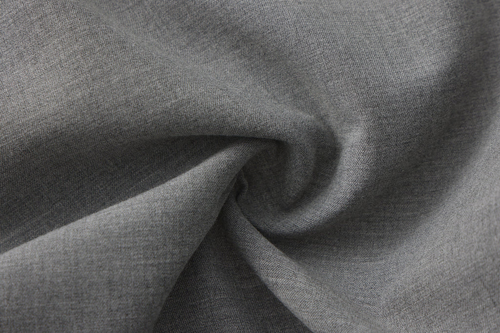 Warm Grey Bow Hollow Spliced Straight-Leg Pants