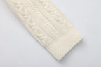 White Iris Pearl Knit Cape Cardigan / Pants