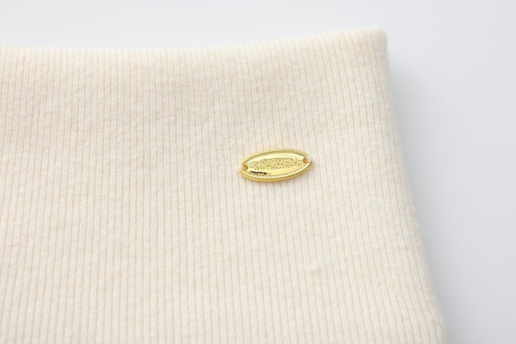 White Iris Pearl Knit Cape Cardigan / Pants