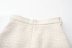White Tweed Skirt