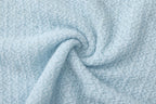 Blue Lace Panel Shell Knit Cardigan