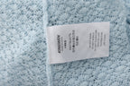 Blue Lace Panel Shell Knit Cardigan