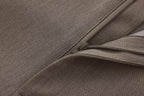 Warm Grey Wide Belt Shorts