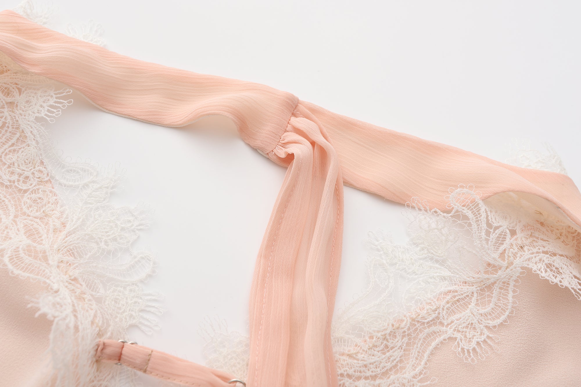 Pink Chiffon Halter Top