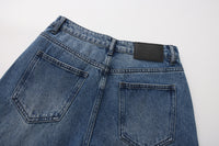 Straight-Leg Beaded Jeans