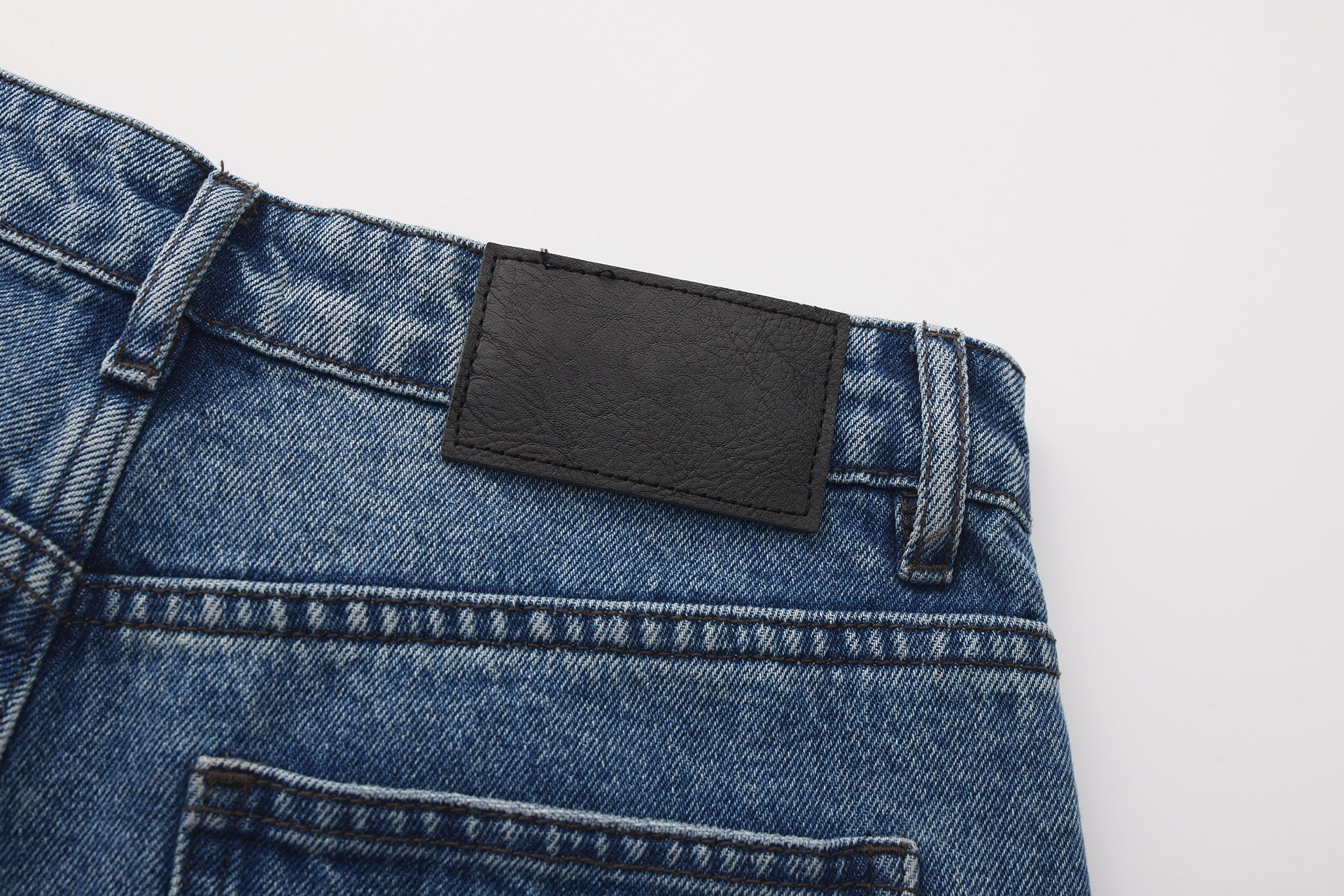 Straight-Leg Beaded Jeans