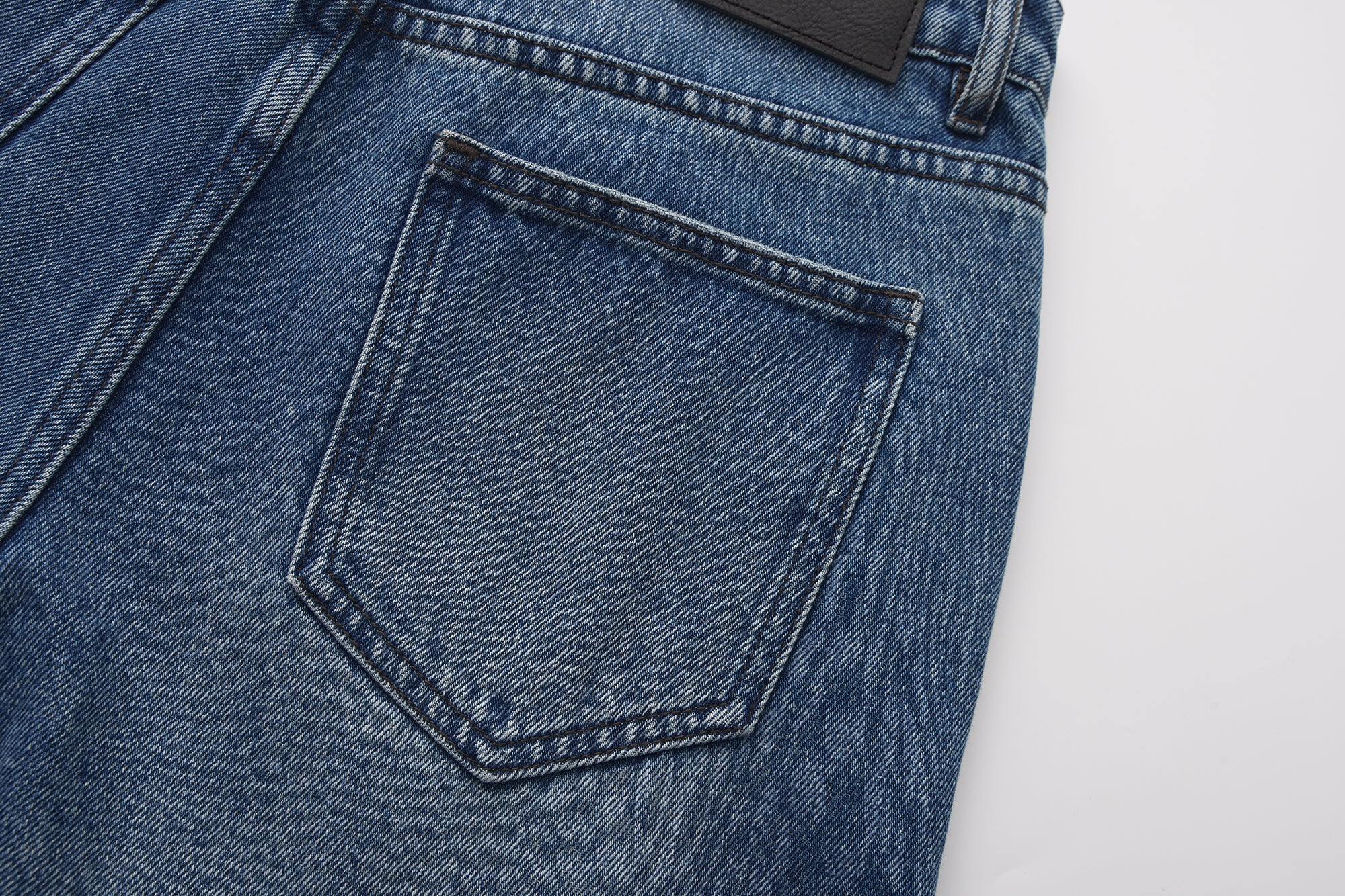 Straight-Leg Beaded Jeans