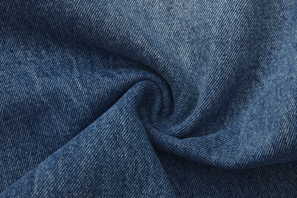 Straight-Leg Beaded Jeans