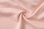 Pink Off-The-Shoulder Pleated Bow Ribbon Blouse