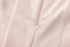 Pink Lace Panel Iris Tie Dress
