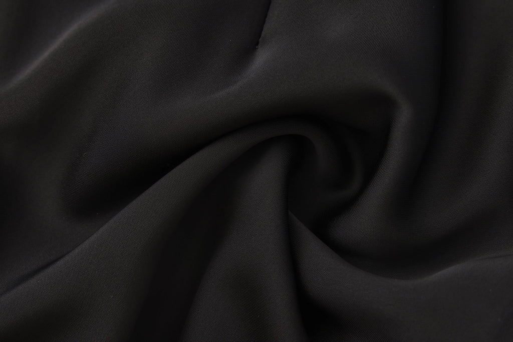 Black Lace Panel Iris Tie Dress