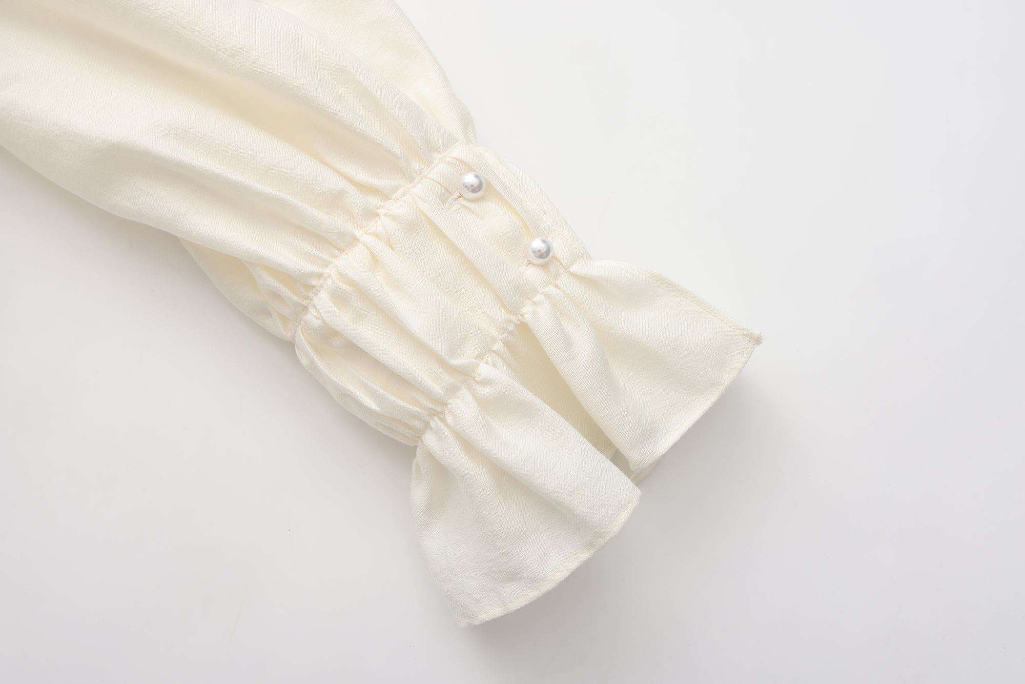 Oversized V-Neck Tie Top with Sequin Ruffle Trim