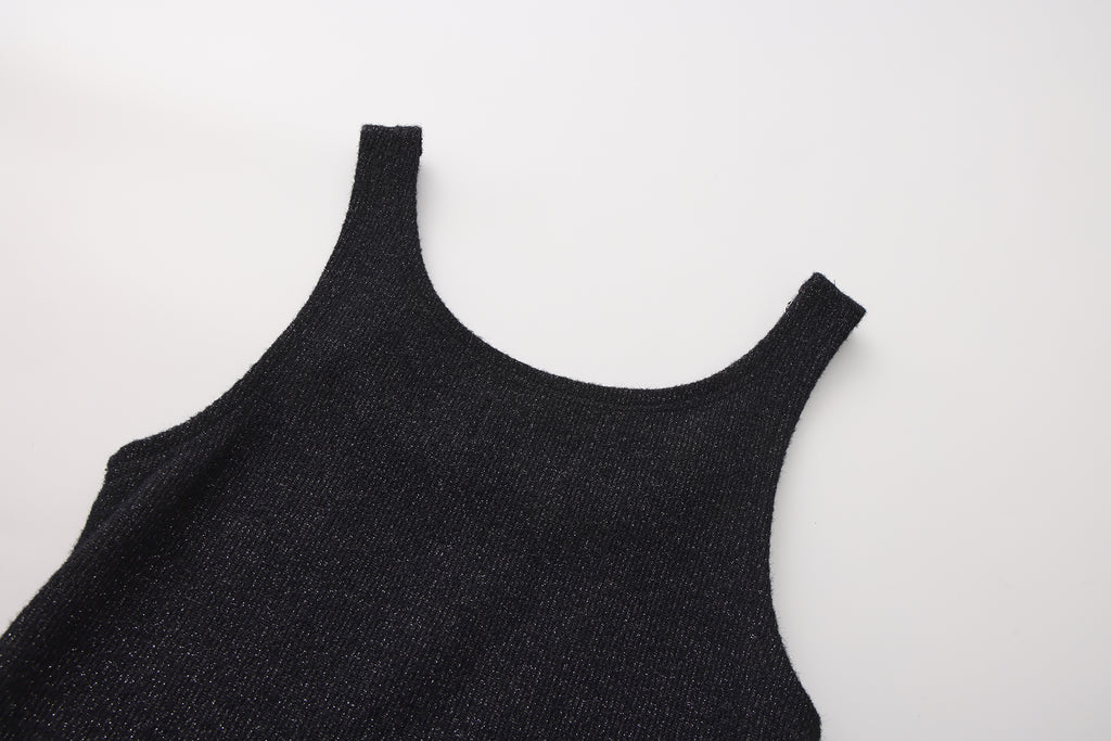 Black Knitted Camisole
