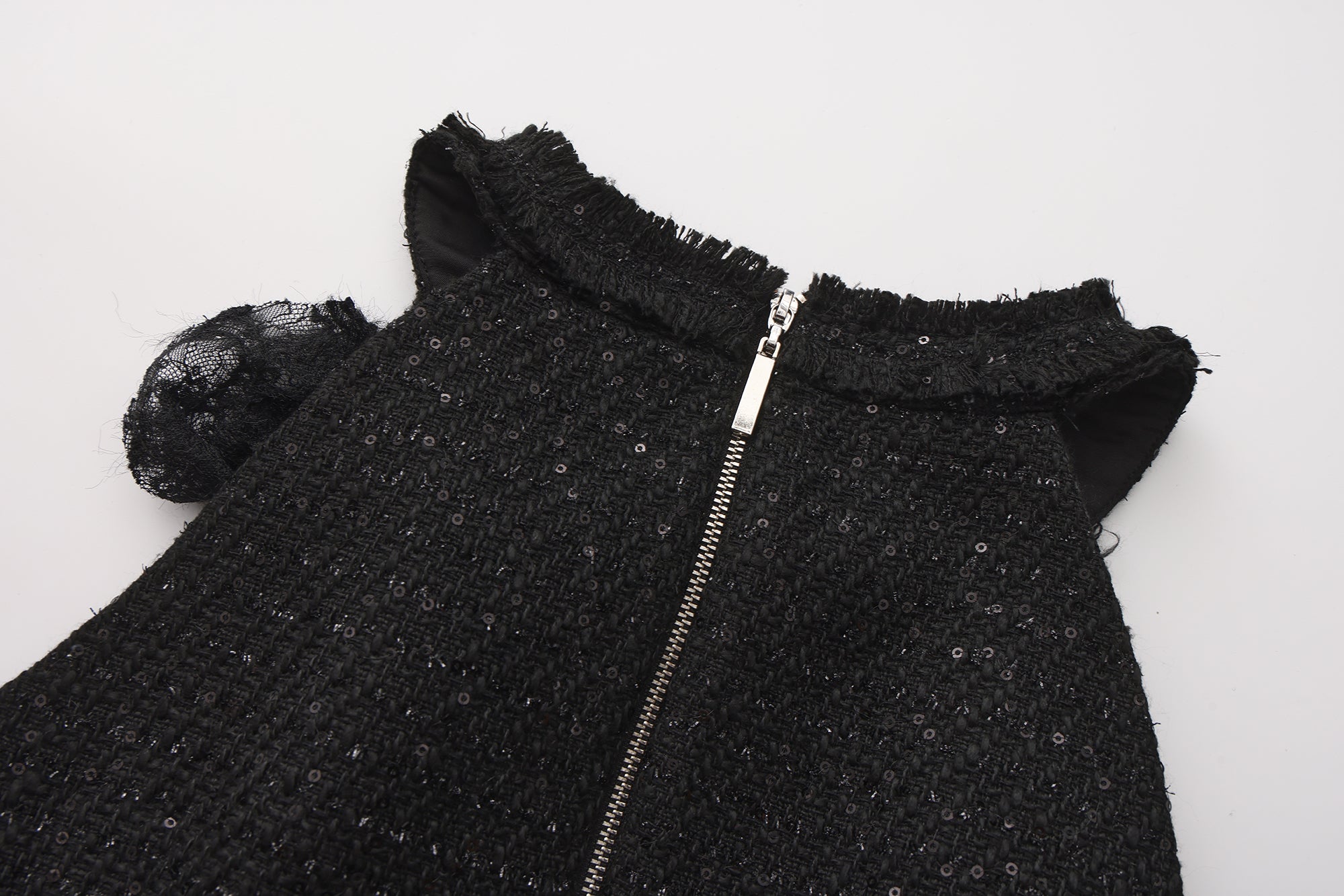 Black Woven Halter Top & Dress