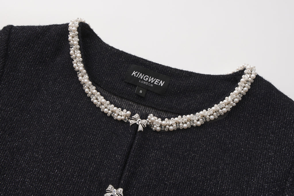 Black Knitted Cardigan