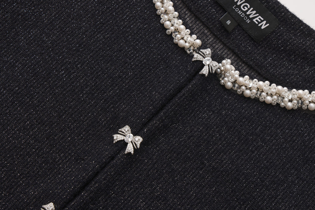 Black Knitted Cardigan