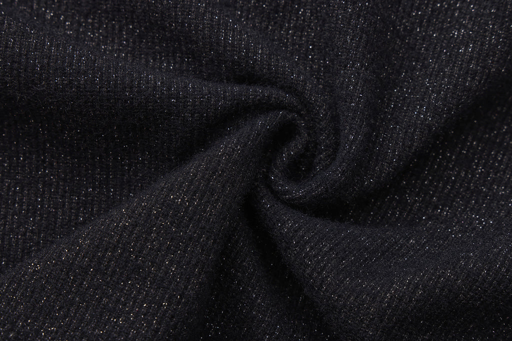 Black Knitted Cardigan