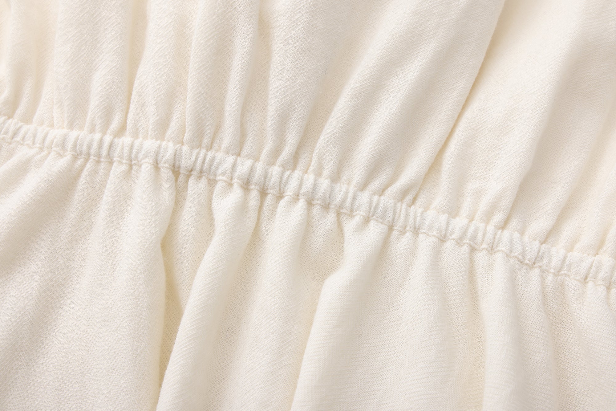 White V-Neck Lace Ruffle Panel Tie Dress