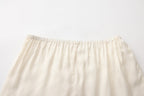 White V-Neck Lace Ruffle Panel Tie Dress