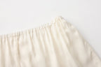 White V-Neck Lace Ruffle Panel Tie Dress