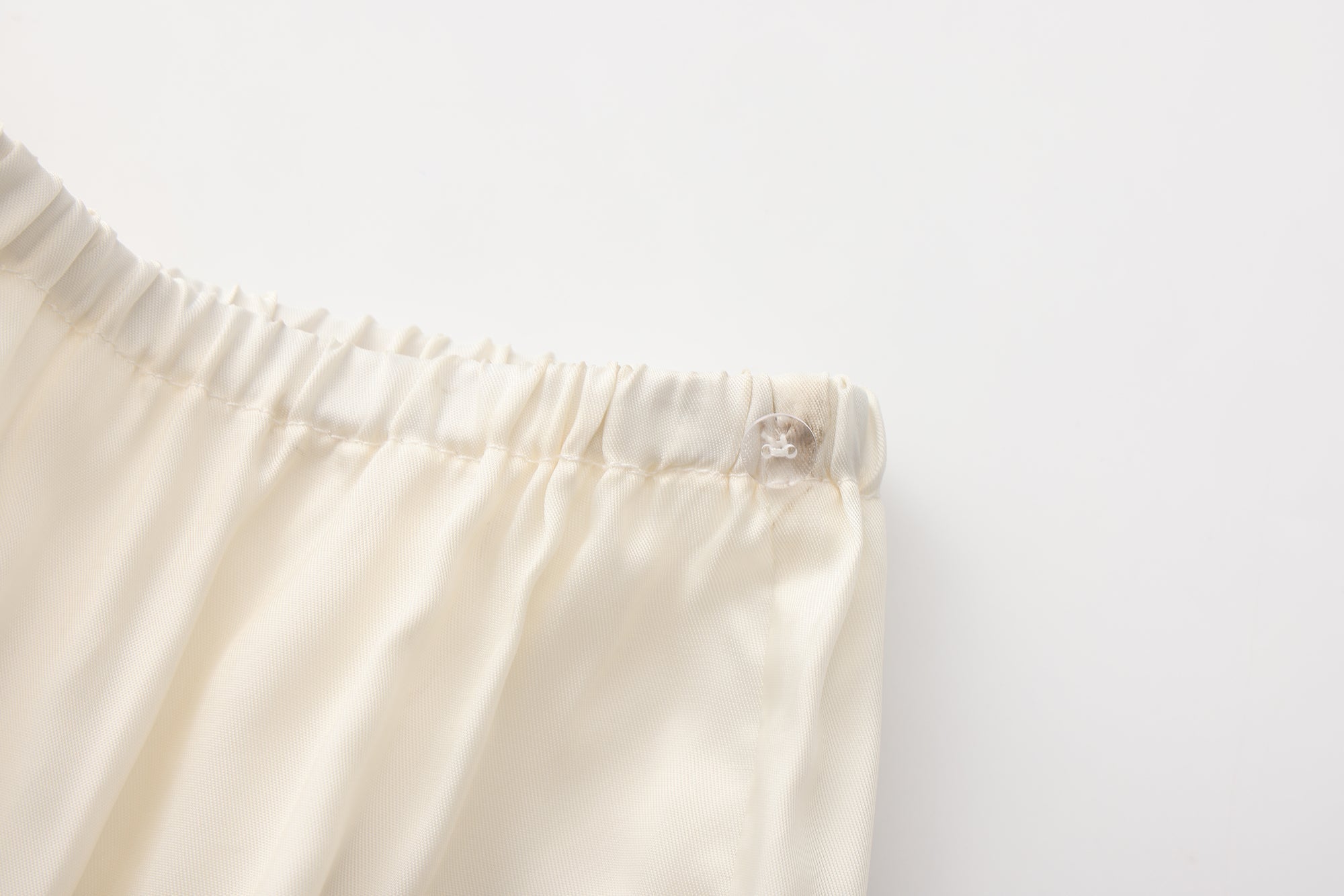 White V-Neck Lace Ruffle Panel Tie Dress